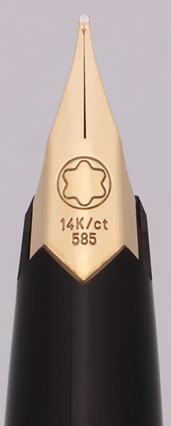 Montblanc 221 Fountain Pen (W-Germany, 1980s) - Black, C/C, 14k